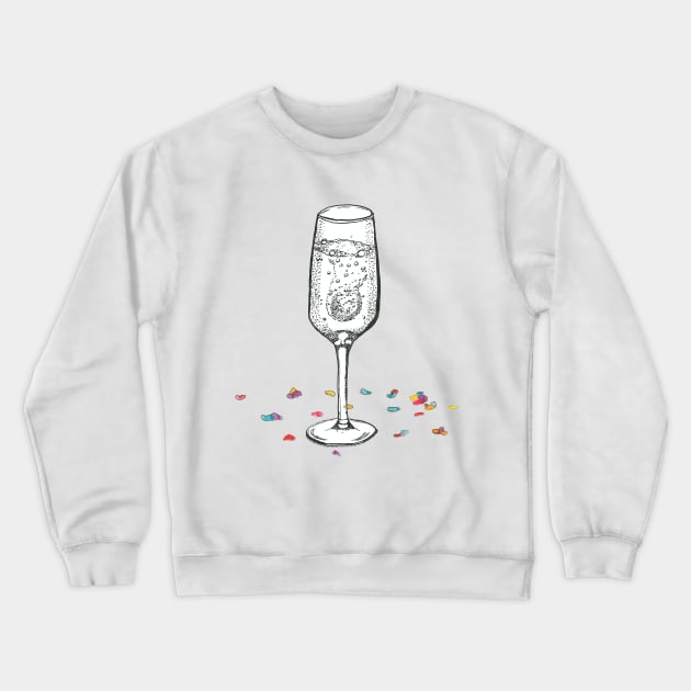 After Party Crewneck Sweatshirt by Créa'RiBo